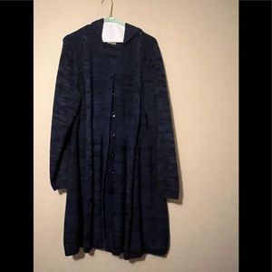 Cardigan blue and black